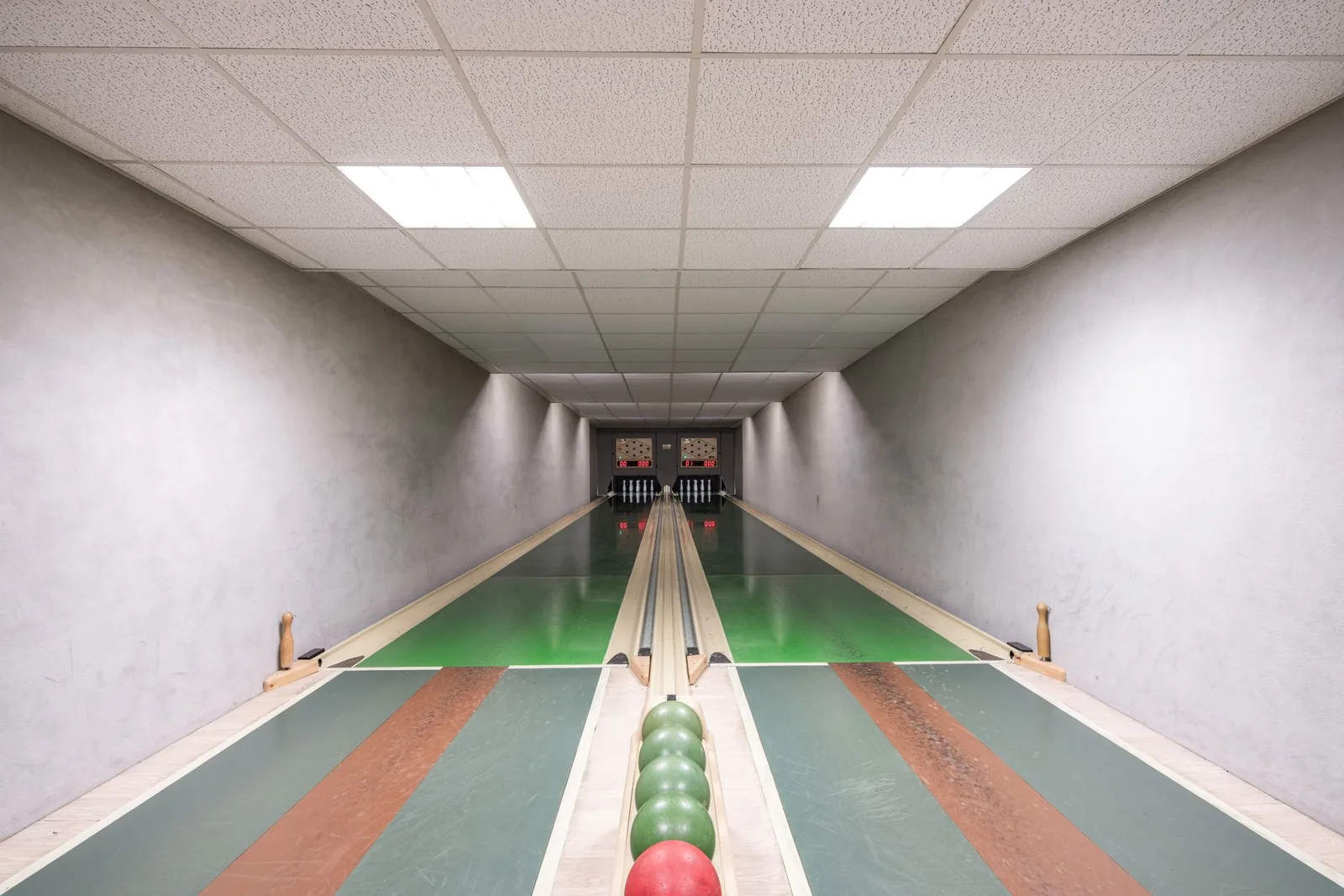 Kegelbahn im Hotel zur Lichtenburg in Ostheim, Rhön